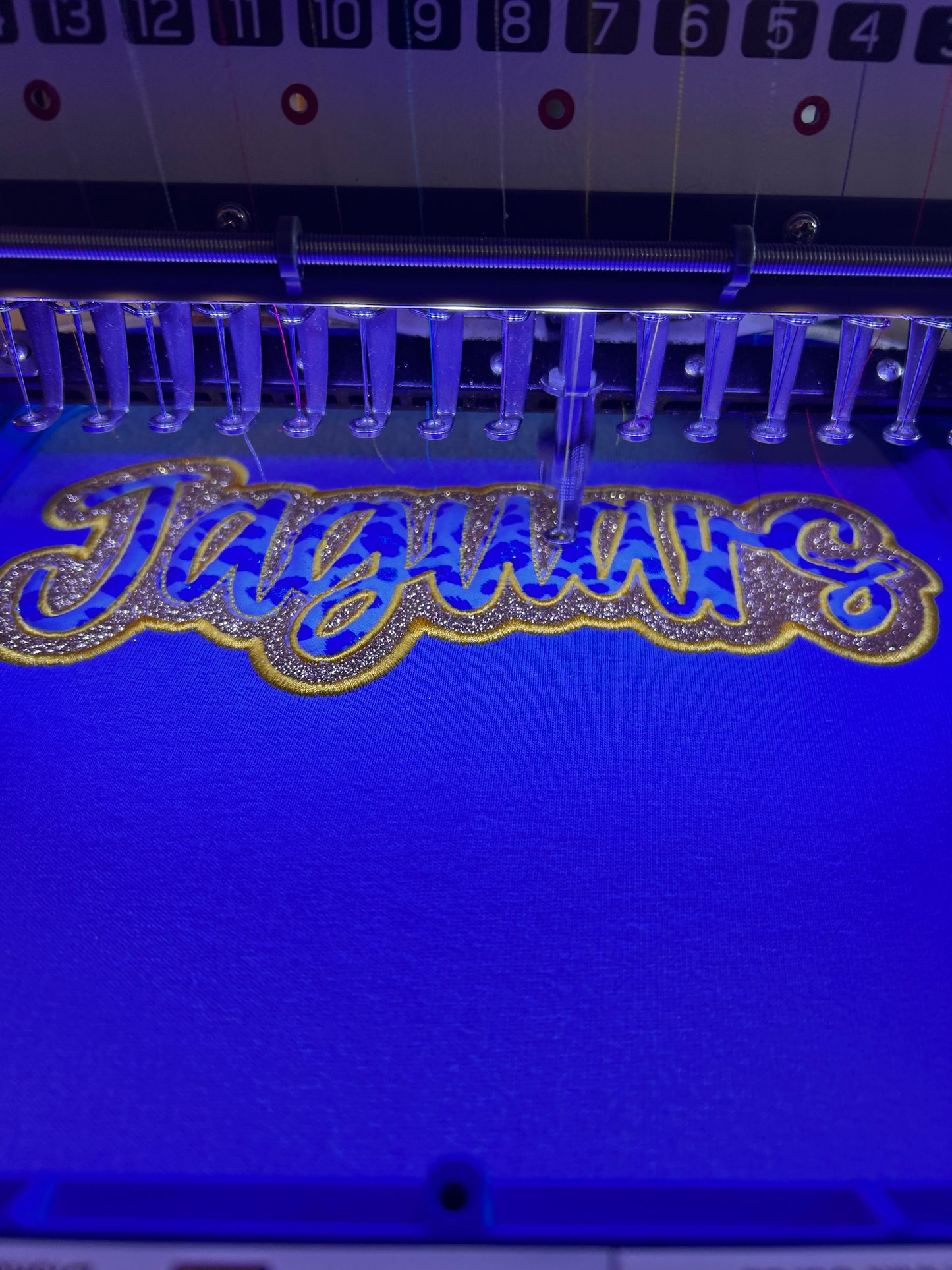 Custom Glitter Appliqué Sports Team T-Shirt – Jaguars | More Teams Coming Soon