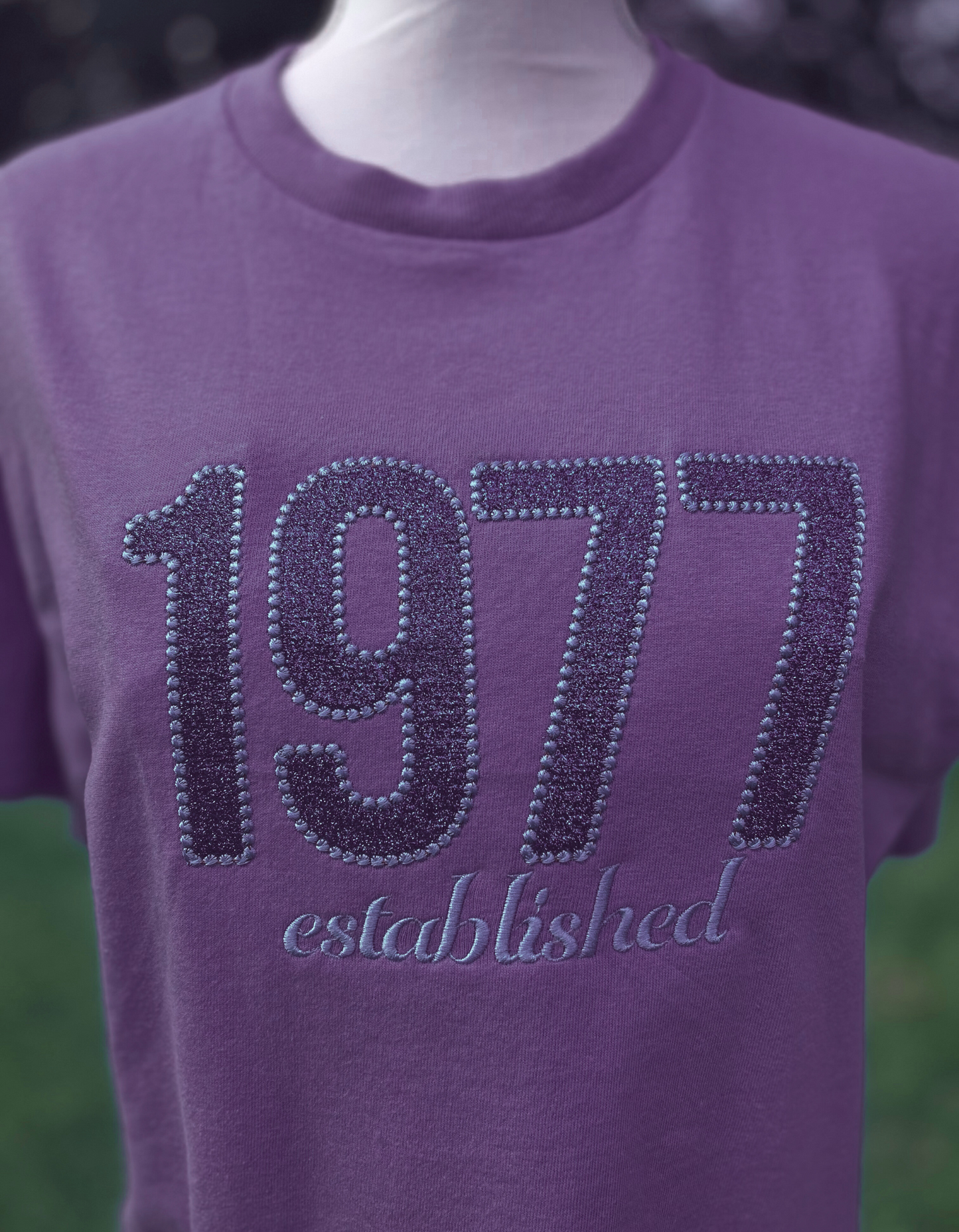 Embroidered Birth Year T-Shirt