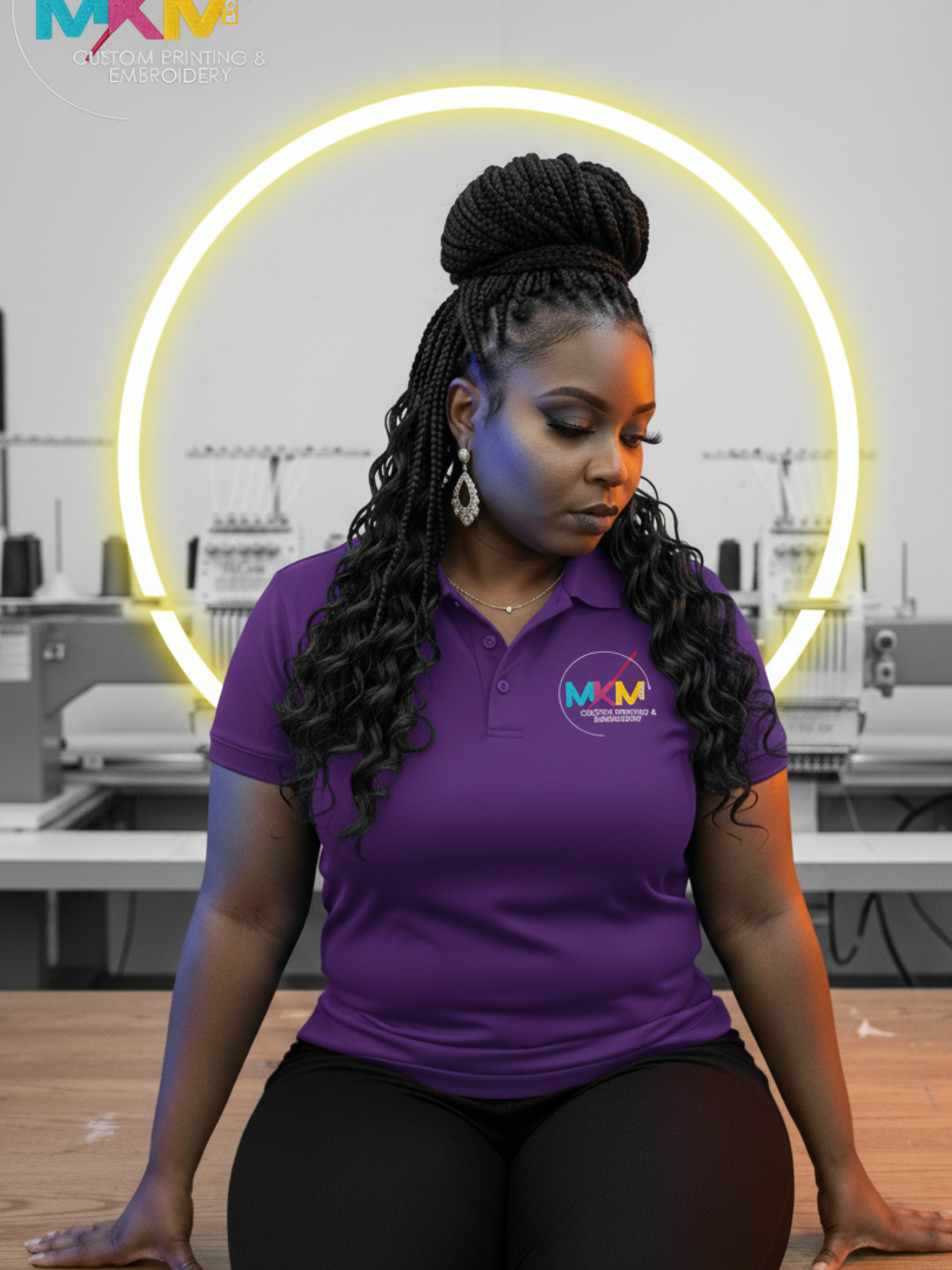 Performance Polo Shirt – 3‑Button Moisture‑Wicking Comfort