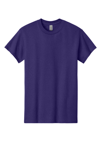 Purple t-shirt on a white background