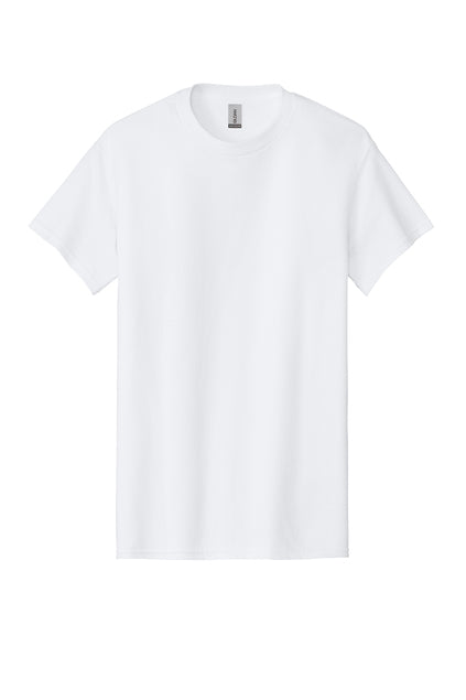 White t-shirt on a white background