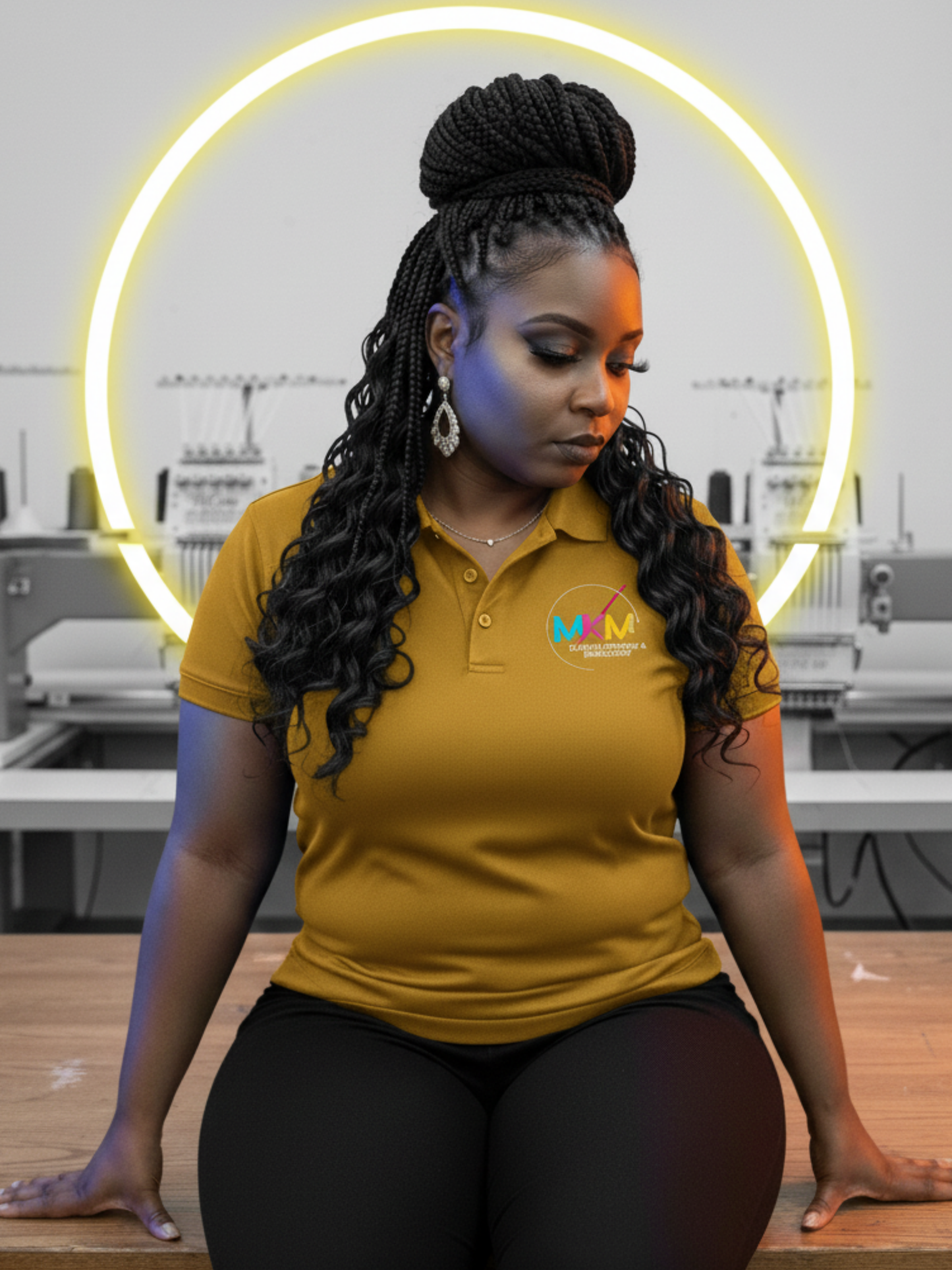 Performance Polo Shirt – 3‑Button Moisture‑Wicking Comfort