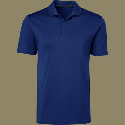 Technical 3-Button Performance Polo | Moisture-Wicking & Breathable