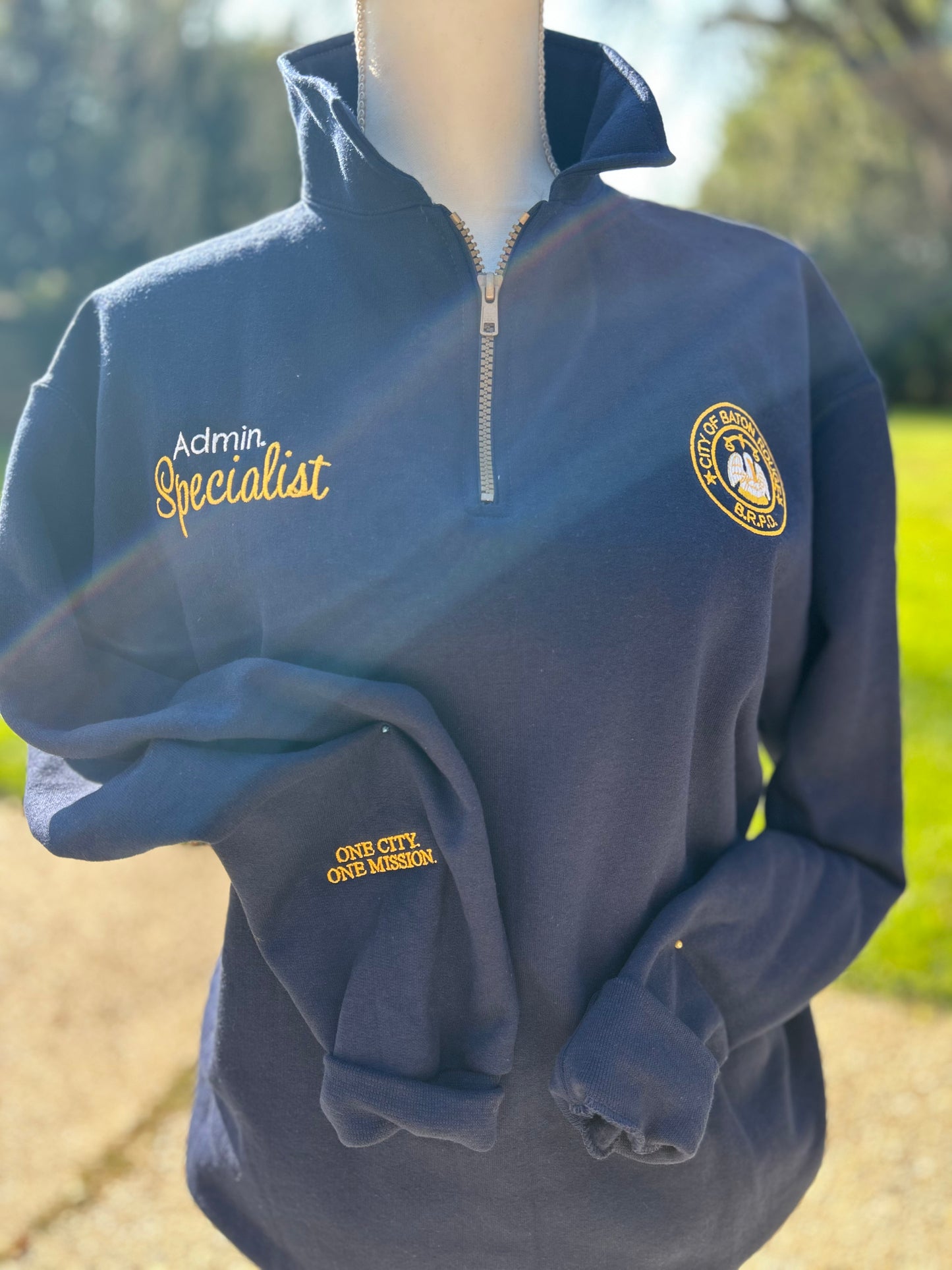 Custom Quarter Zip pullovers