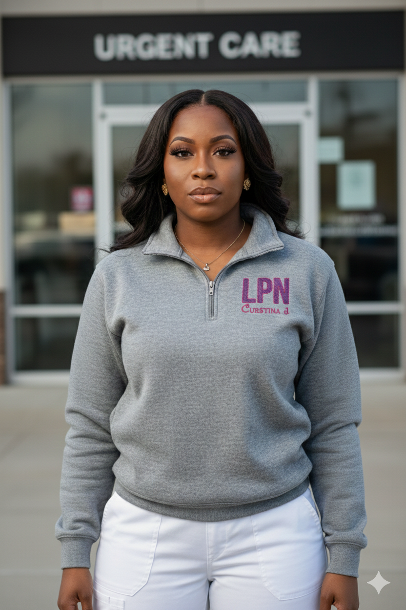 Custom Quarter Zip pullovers