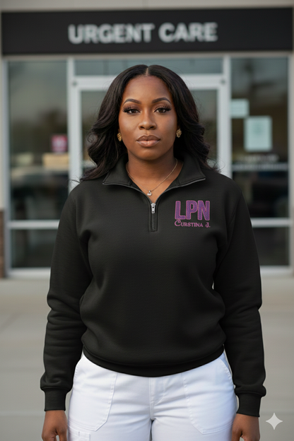 Custom Quarter Zip pullovers