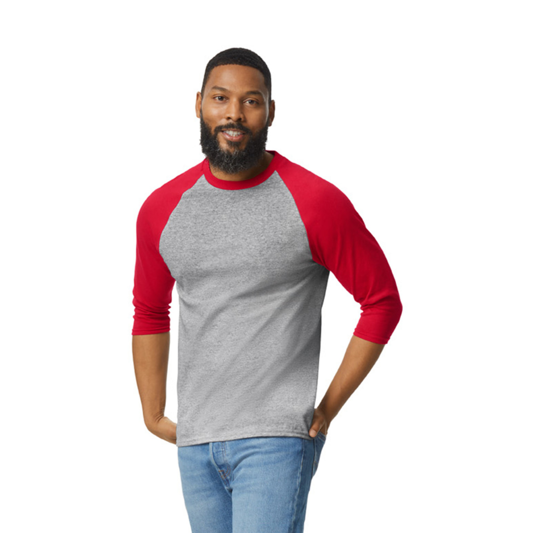 Personalized Unisex Raglan Baseball Tee