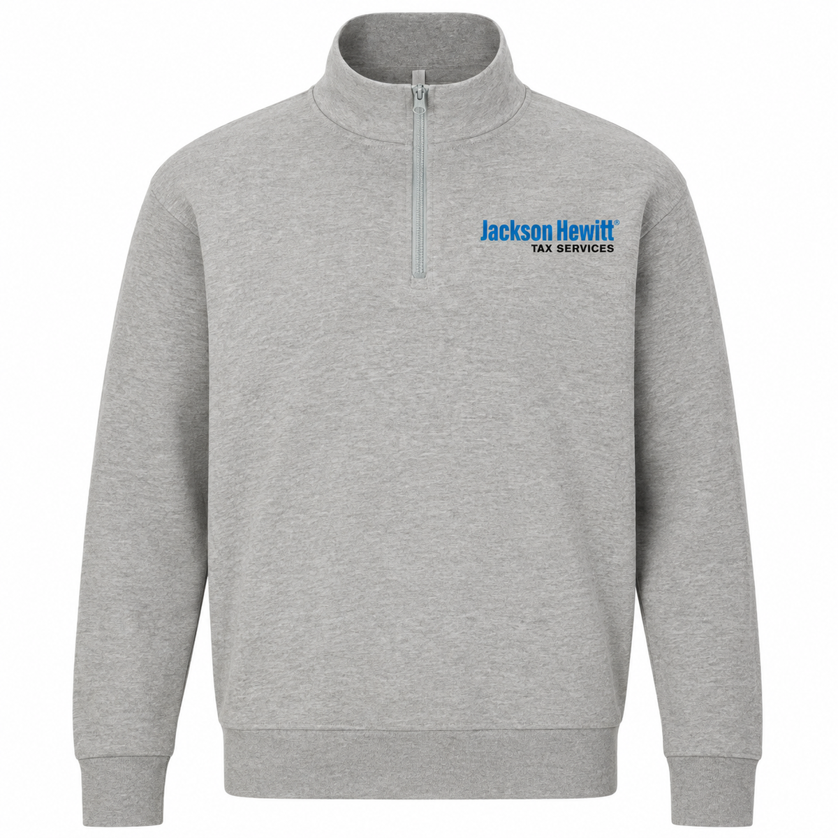 Jackson Hewitt Embroidered Unisex Fleece Quarter Zip