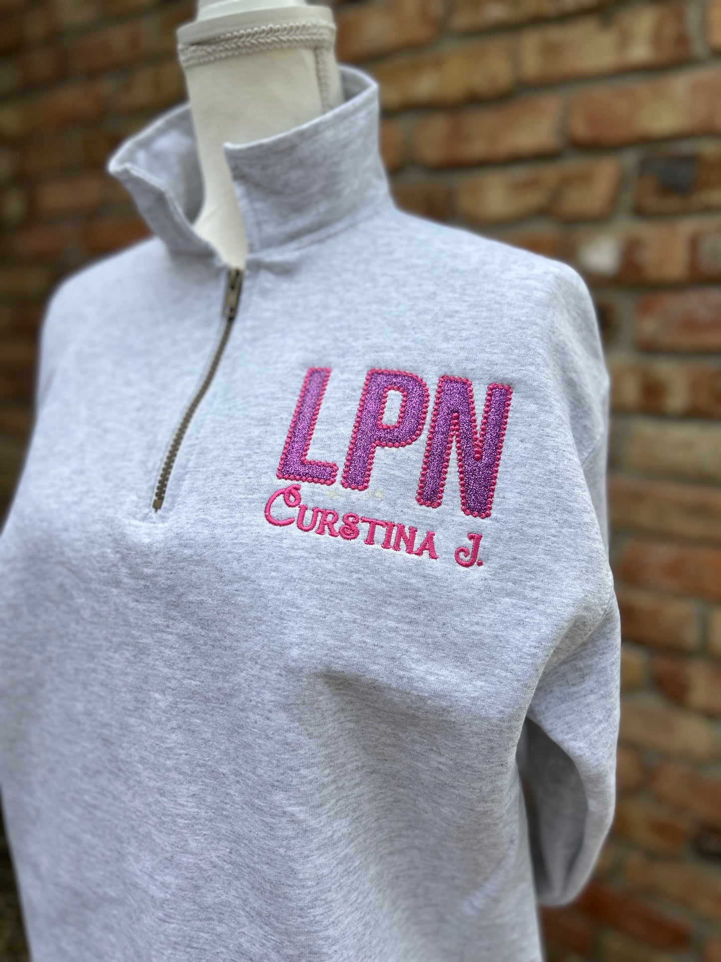 Custom Quarter Zip pullovers