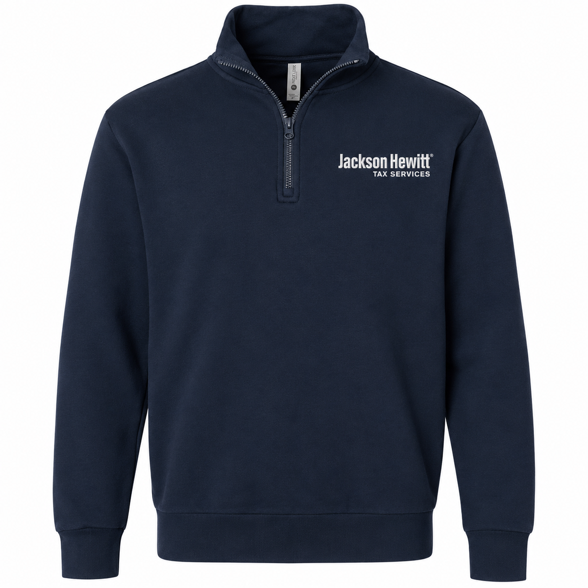 Jackson Hewitt Embroidered Unisex Fleece Quarter Zip