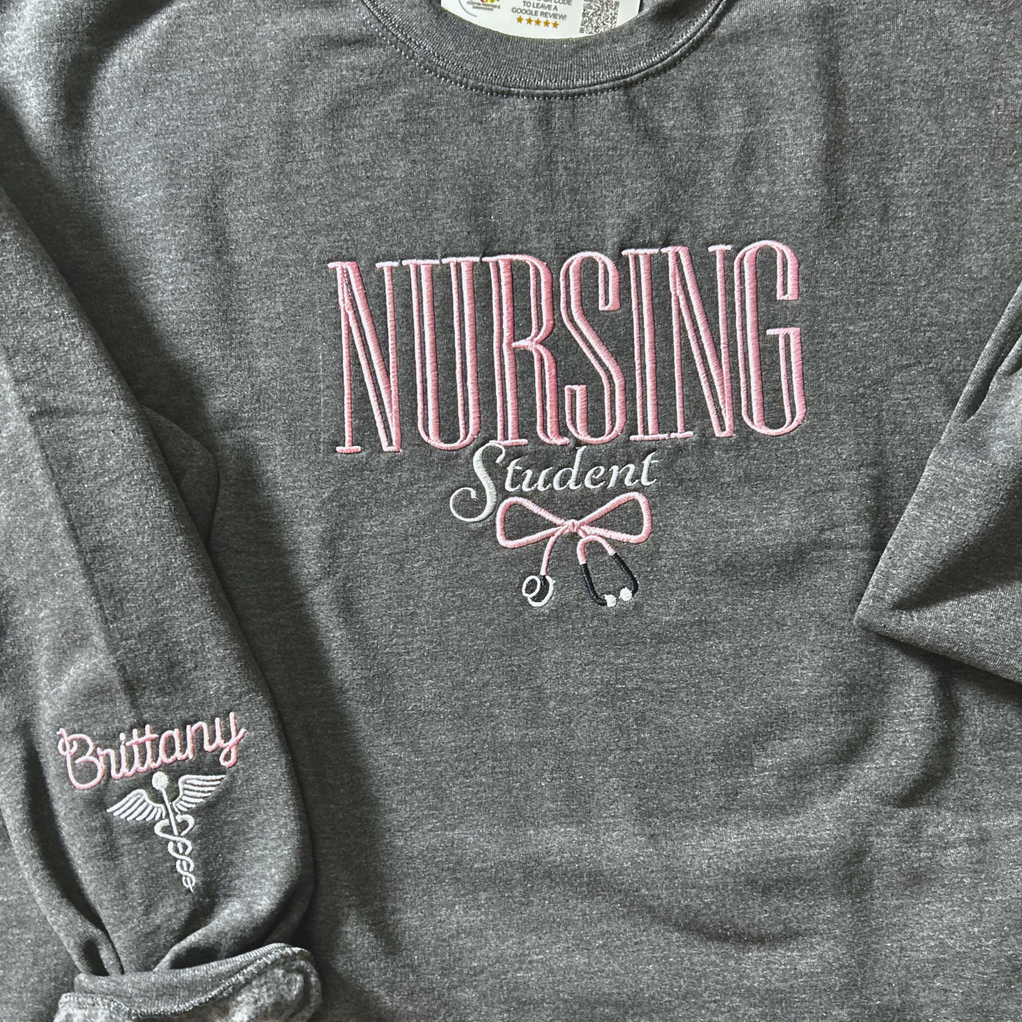 Custom Embroidered Sweatshirt – Personalized Crewneck