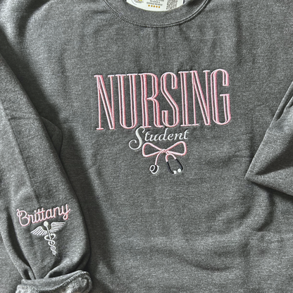 Custom Embroidered Sweatshirt – Personalized Crewneck