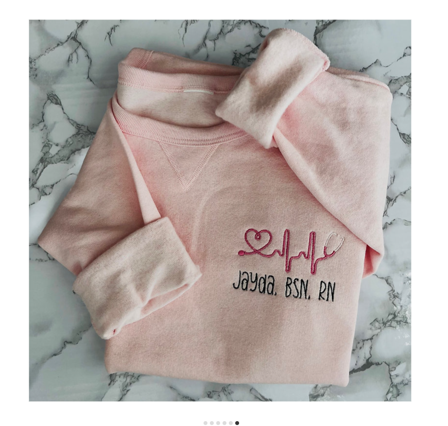 Custom Embroidered Sweatshirt – Personalized Crewneck