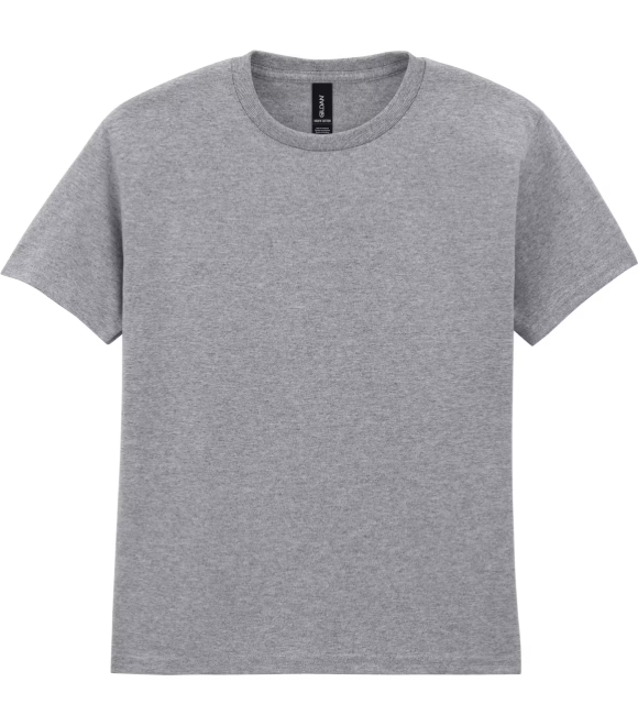 Gray t-shirt on a white background