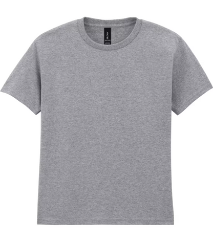 Gray t-shirt on a white background