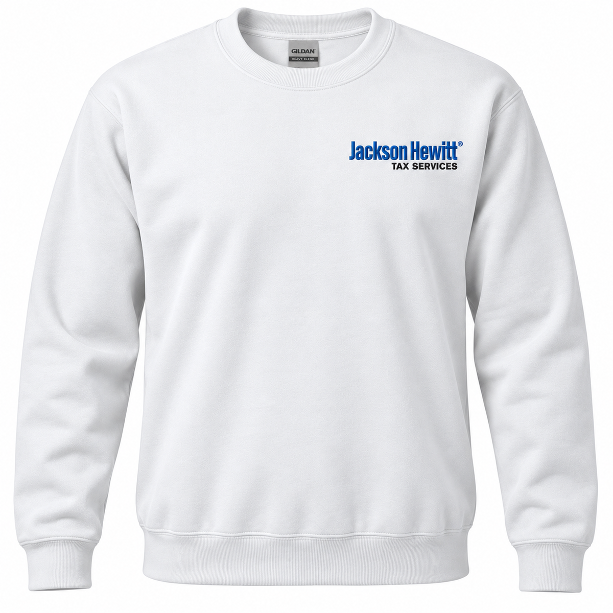 Jackson Hewitt Embroidered Crewneck Sweatshirt