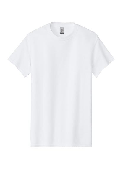 White t-shirt on a white background
