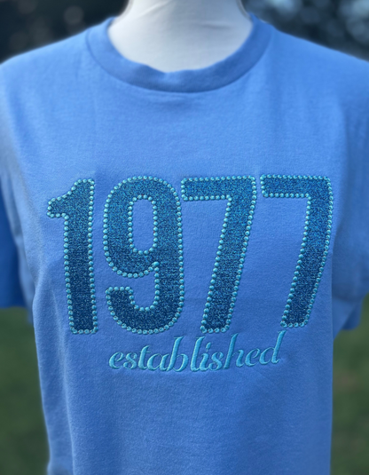 Embroidered Birth Year T-Shirt