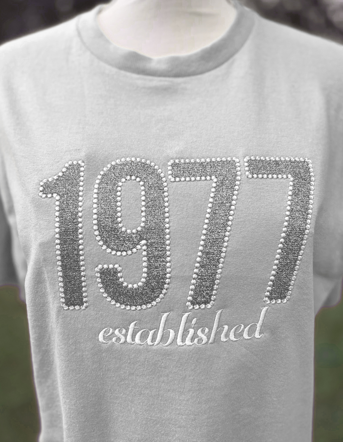 Embroidered Birth Year T-Shirt