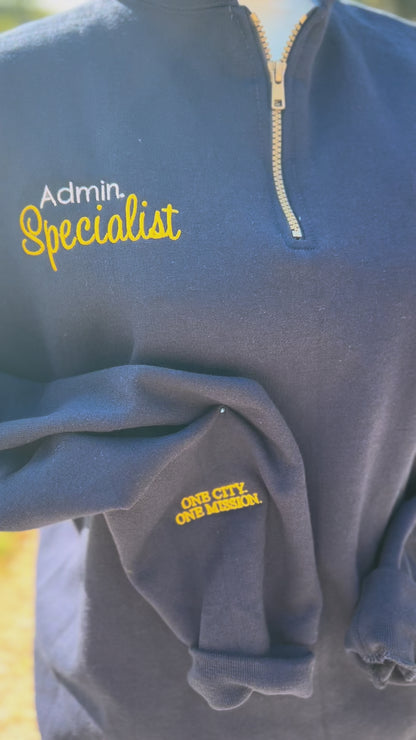 Custom Quarter Zip pullovers